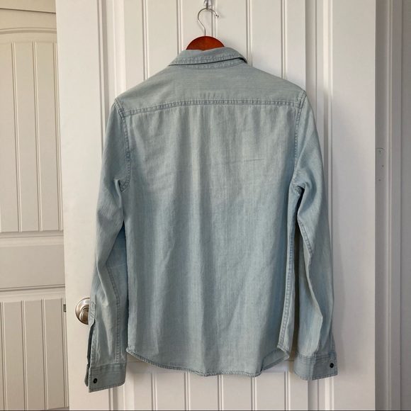 light wash goodfellow&co jean shirt - Picture 2 of 2